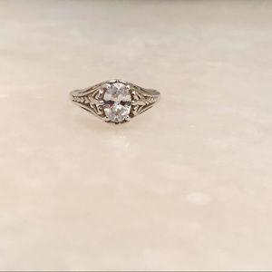 Kabana Sterling Silver Cubic Zirconia Ring